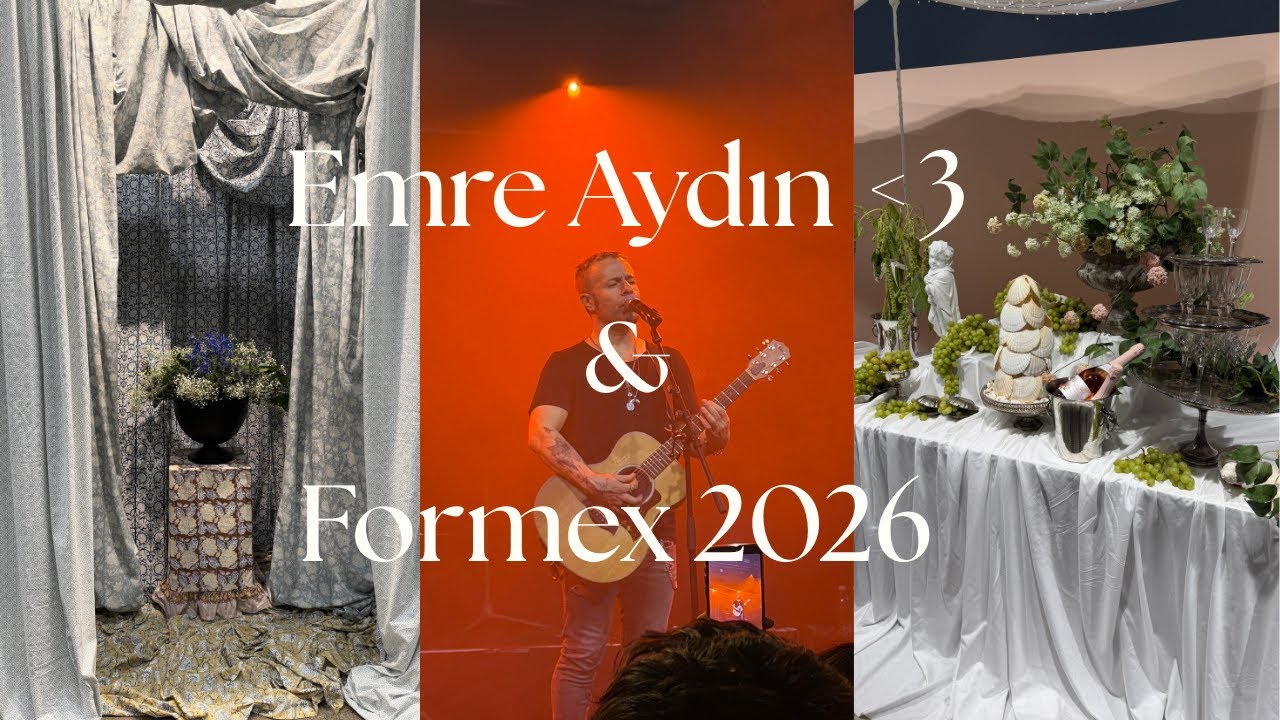 Emre Aydın Konseri, Formex 2026 Iç Tasarım Fuarı ve Küçük Dekorasyonlarla Stockholm Günlükleri