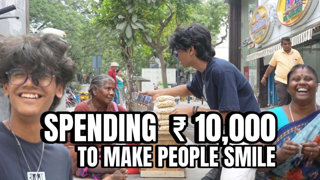 Spending ₹10,000 to make people smile  #tamil #vlog