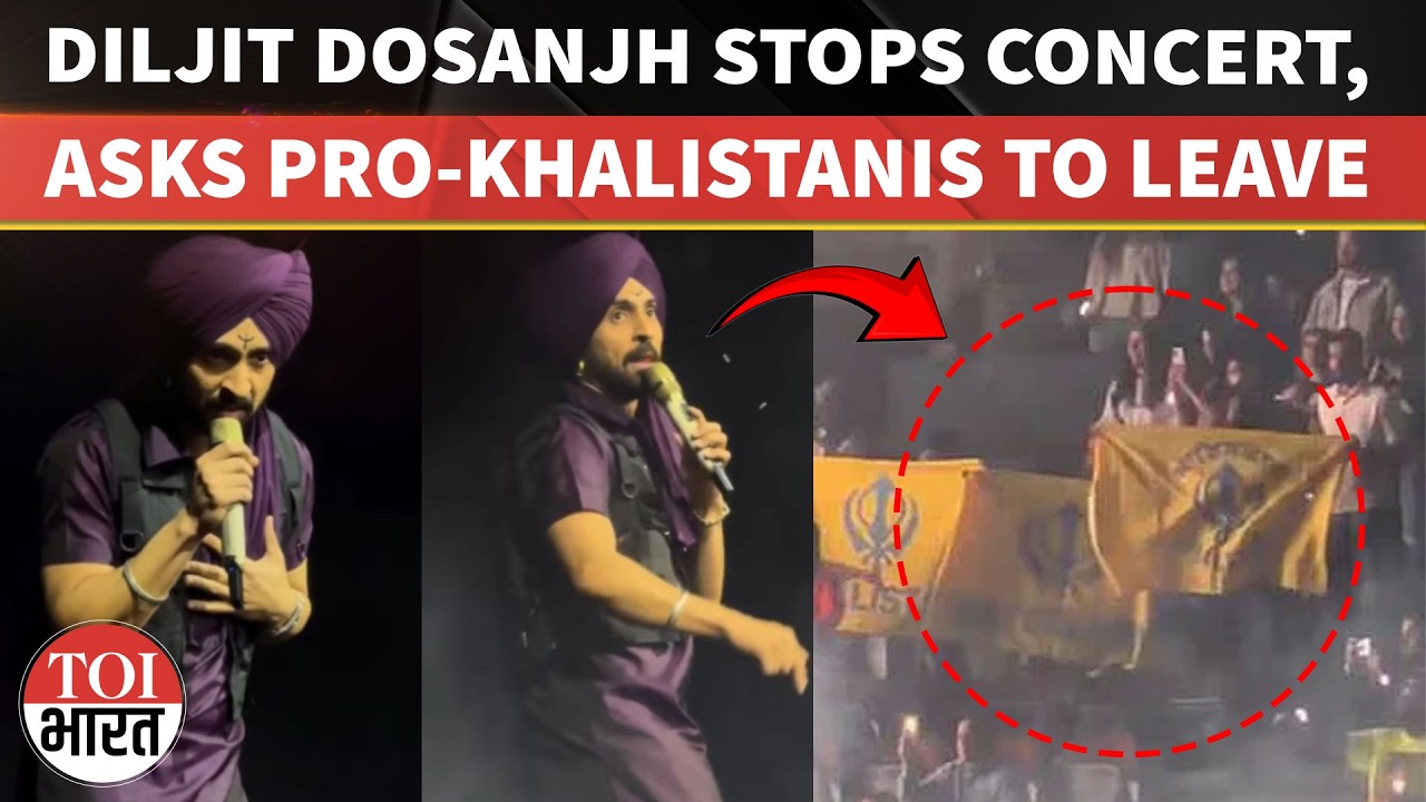 Diljit Dosanjh Stops Concert, Calls Out Khalistan Flag-Wavers | Breaks Silence on KBC Row