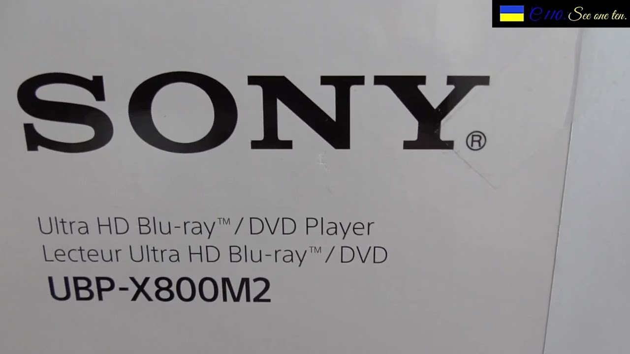 I just bought: Sony 4K ultra HD blu ray player. (Mod: UBP - X800M2).