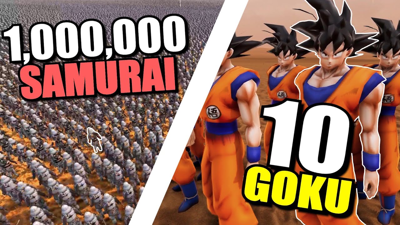 1,000,000 Samurai VS Goku... (UEBS - Ultimate Epic Battle Simulator Mods)