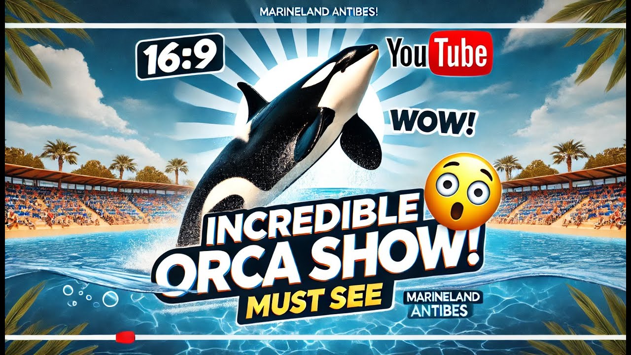 Incredible Orca Show at Marineland Antibes | Full Performance in 4K!