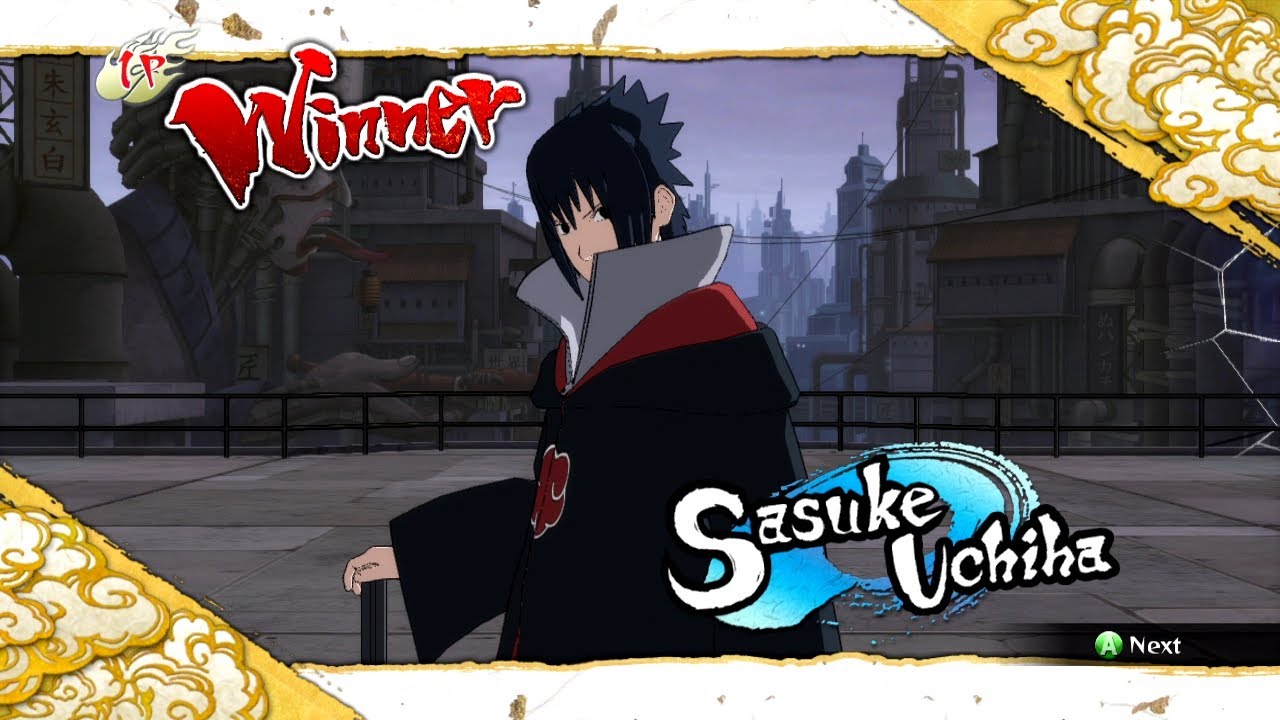Naruto Ultimate Ninja Storm 3 Taka Sasuke Complete Moveset with Command List