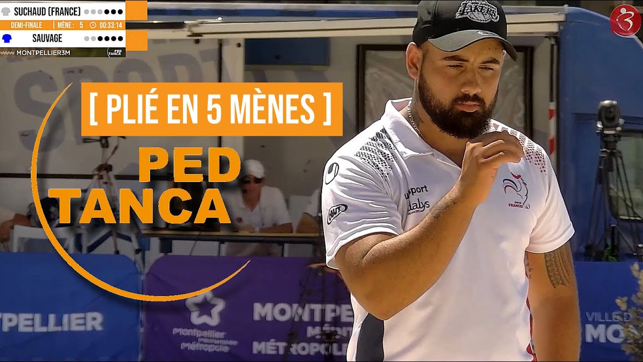Demi-finale en 5 mènes SUCHAUD (France) vs SAUVAGE : Mondial à pétanque Montpellier3M 2022