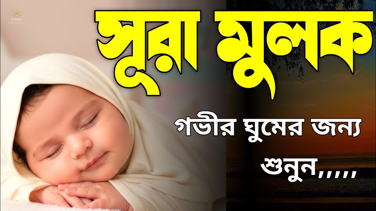 সূরা মুলক গভীর ঘুমের জন্য শুনুন | Surah Al Mulk Tilawat | quran recitation | Shamsul Haque | 