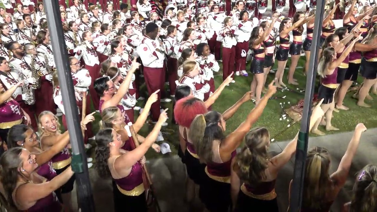 FSU Duke 2023 Marching Chiefs Hymn to the Garnet and Gold (4K Good Audio)