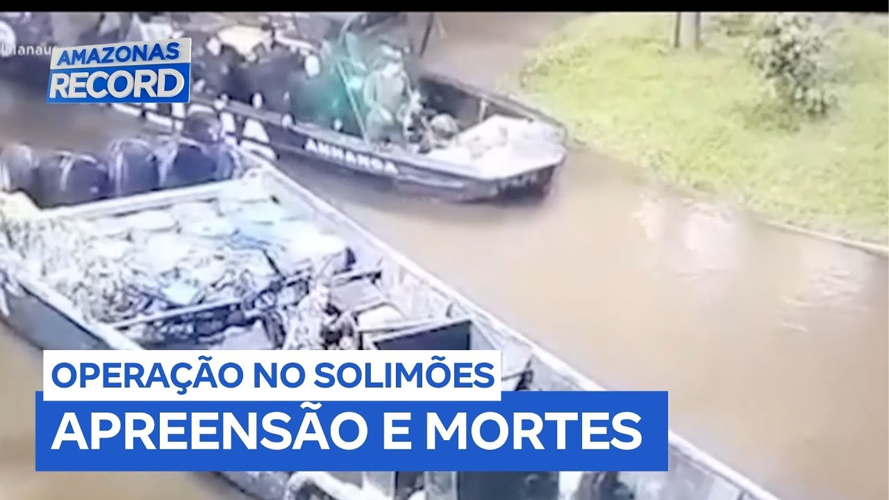 Suspeitos morrem durante troca de tiros em operação no Rio Solimões