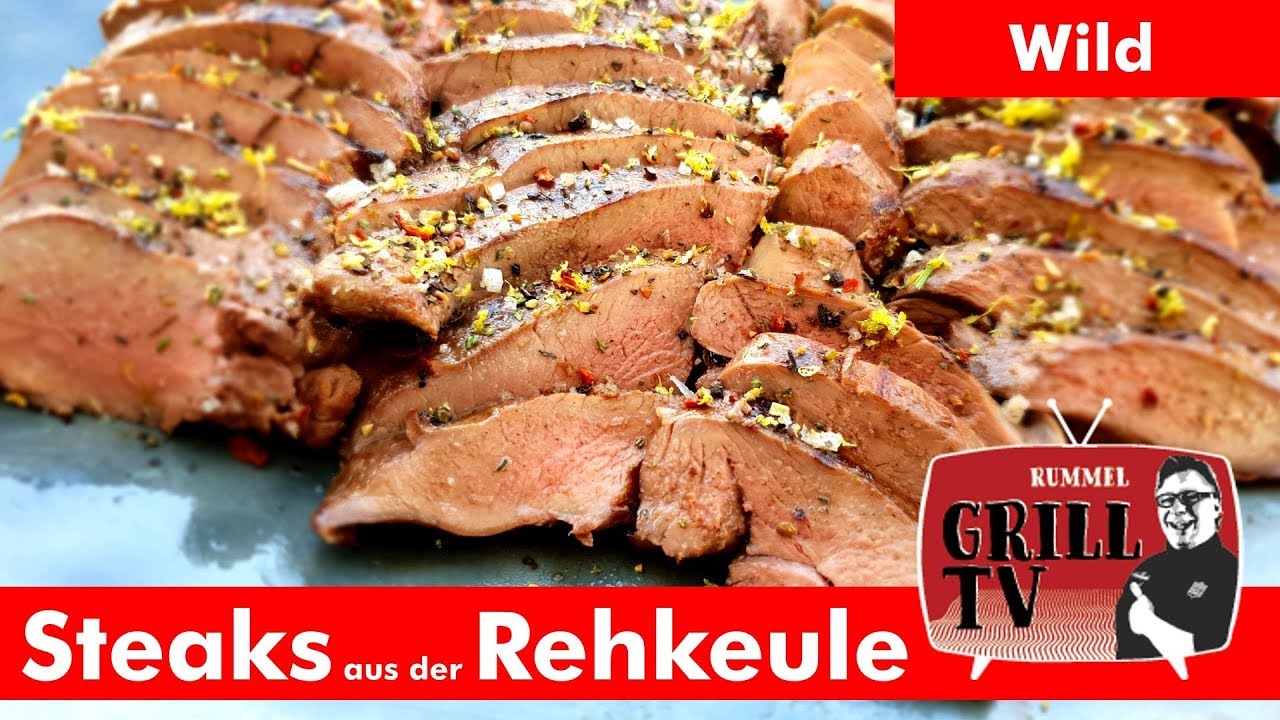 Steaks aus der Rehkeule zart und saftig vom Grill?  -- Rummel Grill TV #rummelgrilltv UT:  Deu ,eng