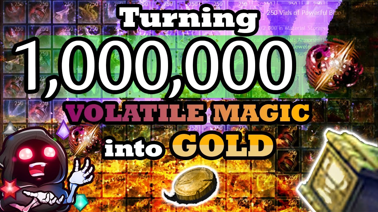 I turned 1 Million Volatile Magic into Gold - Guild Wars 2