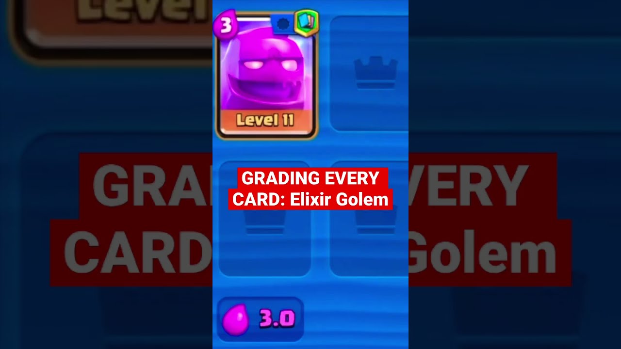 Насколько хорош Эликсирный Голем в Clash Royale? 🤡
