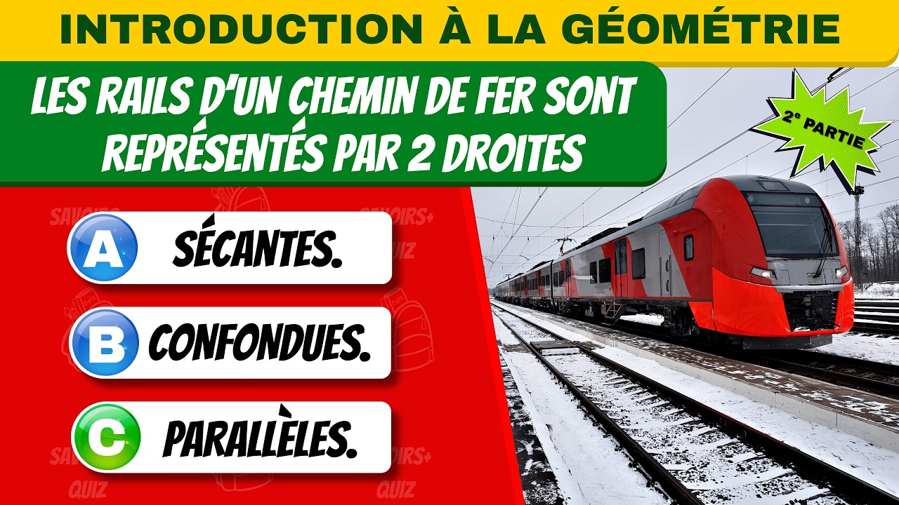 Quiz de géométrie – Intro à la géométrie en 6e - Partie 2 | Savoirs+