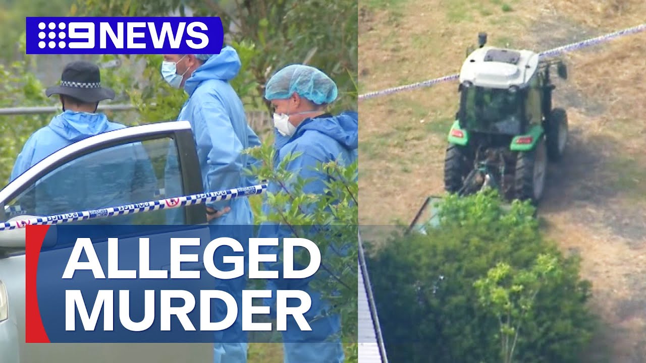 Queensland farmer charged over alleged murder with tractor slasher | 9 News Australia