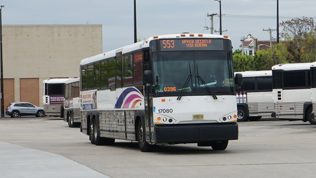 NJT Bus: MCI D4500CT #17080 on the Route 553