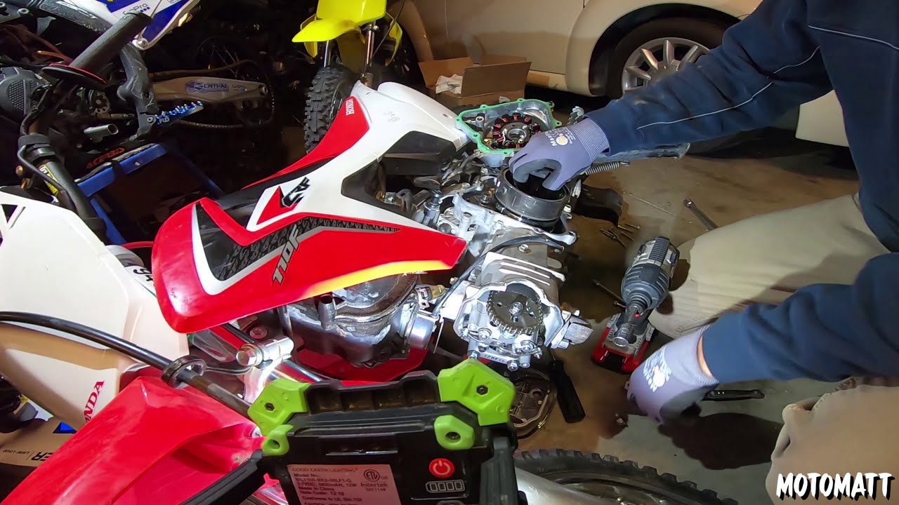 Как заменить цепь ГРМ CRF110 (13-18)