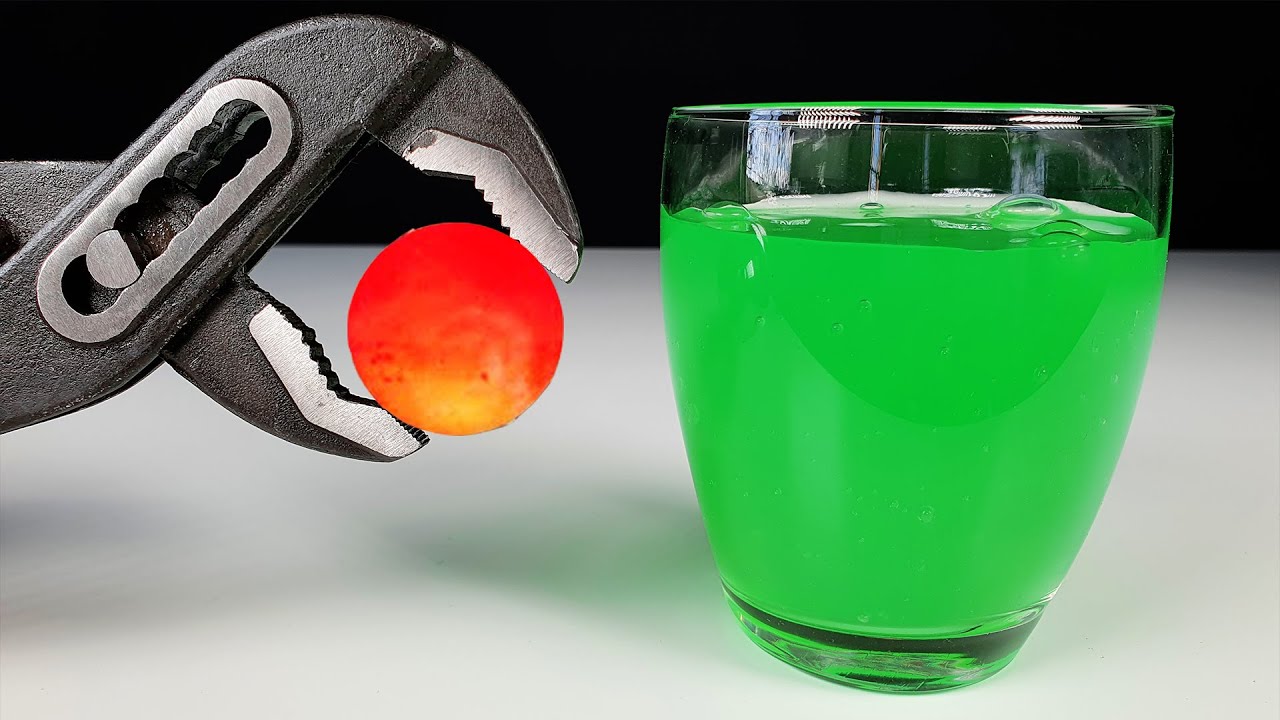 GREEN SLIME vs. 1000 DEGREE METAL BALL..!!!