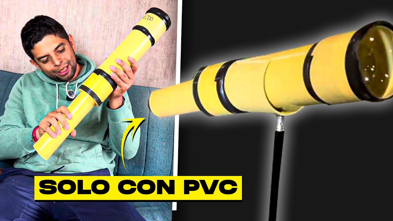 Como Hacer Un Telescopio Con Tubos De Pvc 🔭