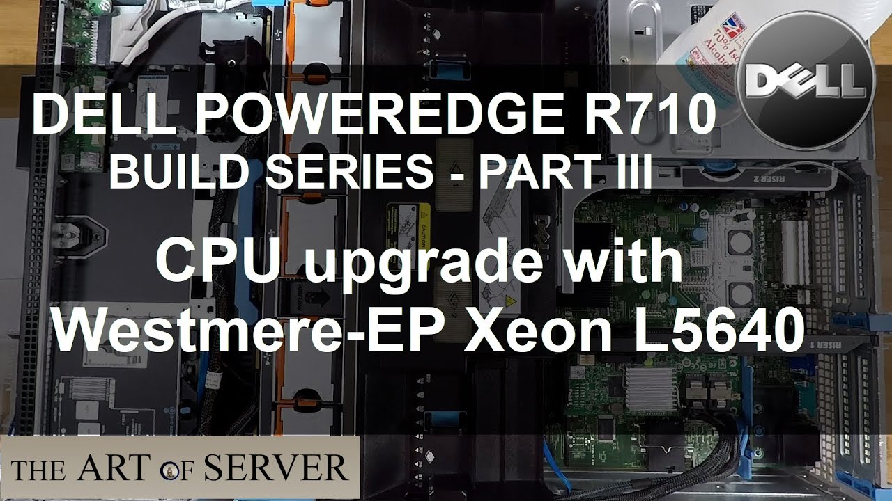 Сборка Dell PowerEdge R710 ЧАСТЬ 3/9 | Модернизация процессора
