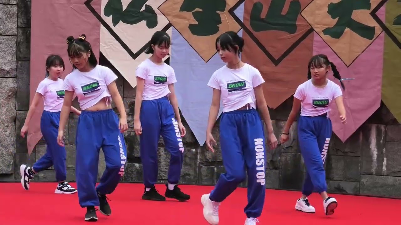 キッズダンス　「DANCE FACTORY　Bounce　pure」仏生山大名行列ステージ