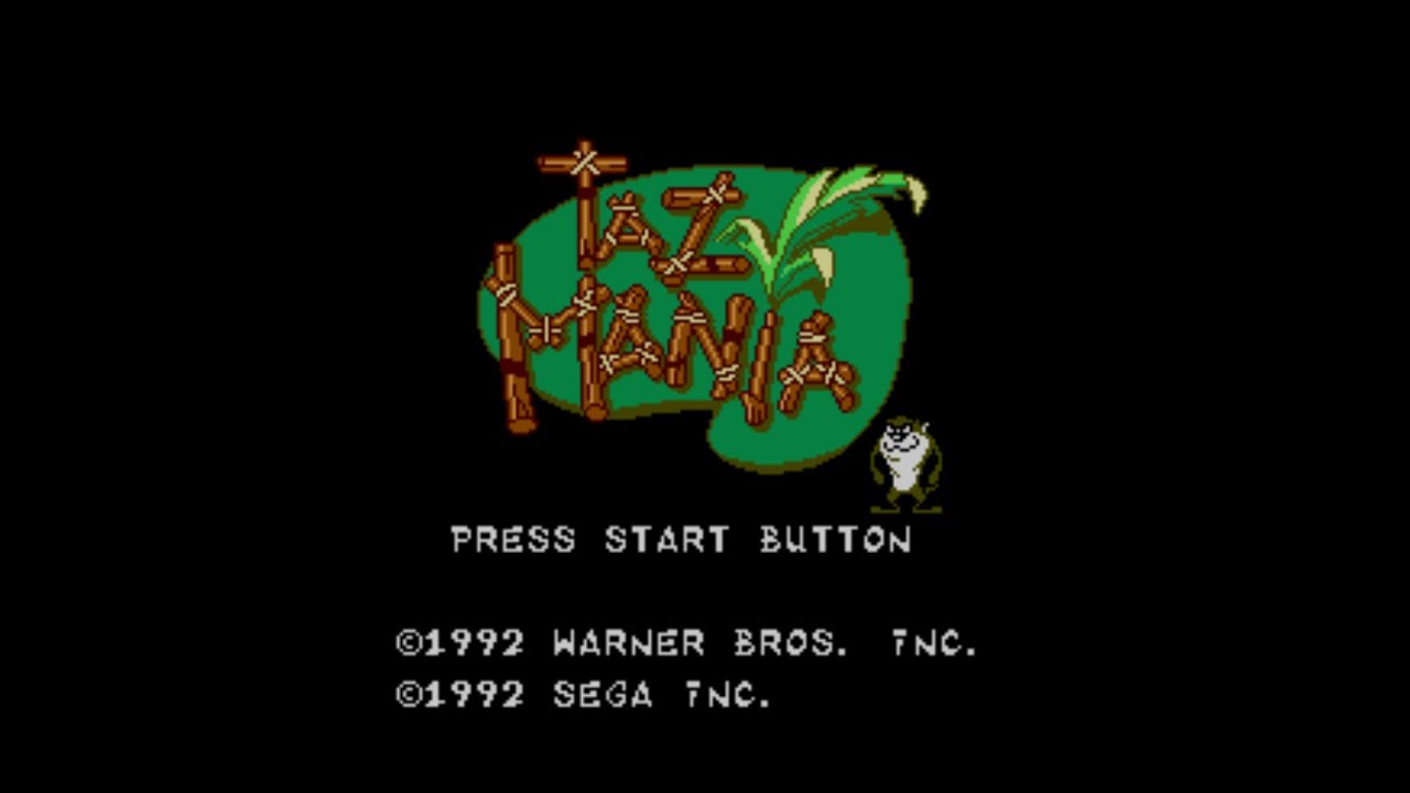 Sega Master System - Taz-Mania Gameplay