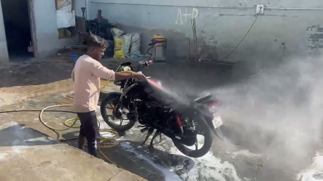 Bike washing finally 