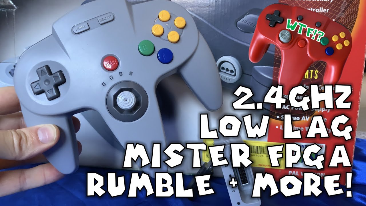 ЛУЧШИЙ беспроводной контроллер для N64! Играйте на оригинальной консоли Nintendo 64, Switch, Mist...