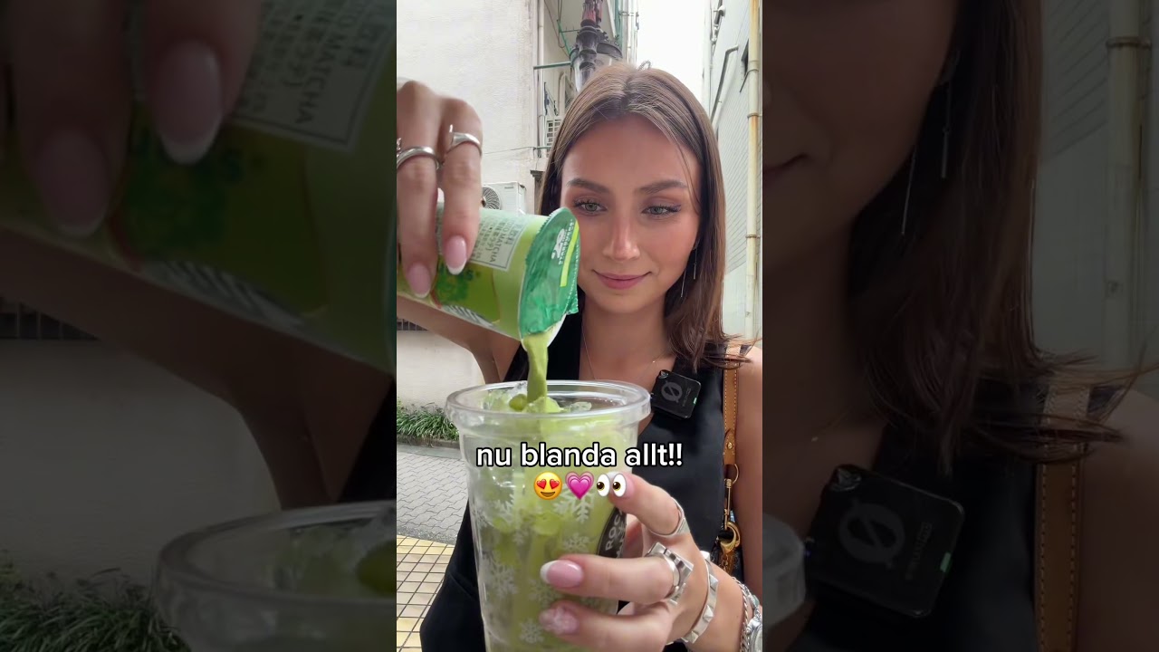 Testar supergoda drickan fr&aring;n Japan Dasha Daria Daar Cosmetics