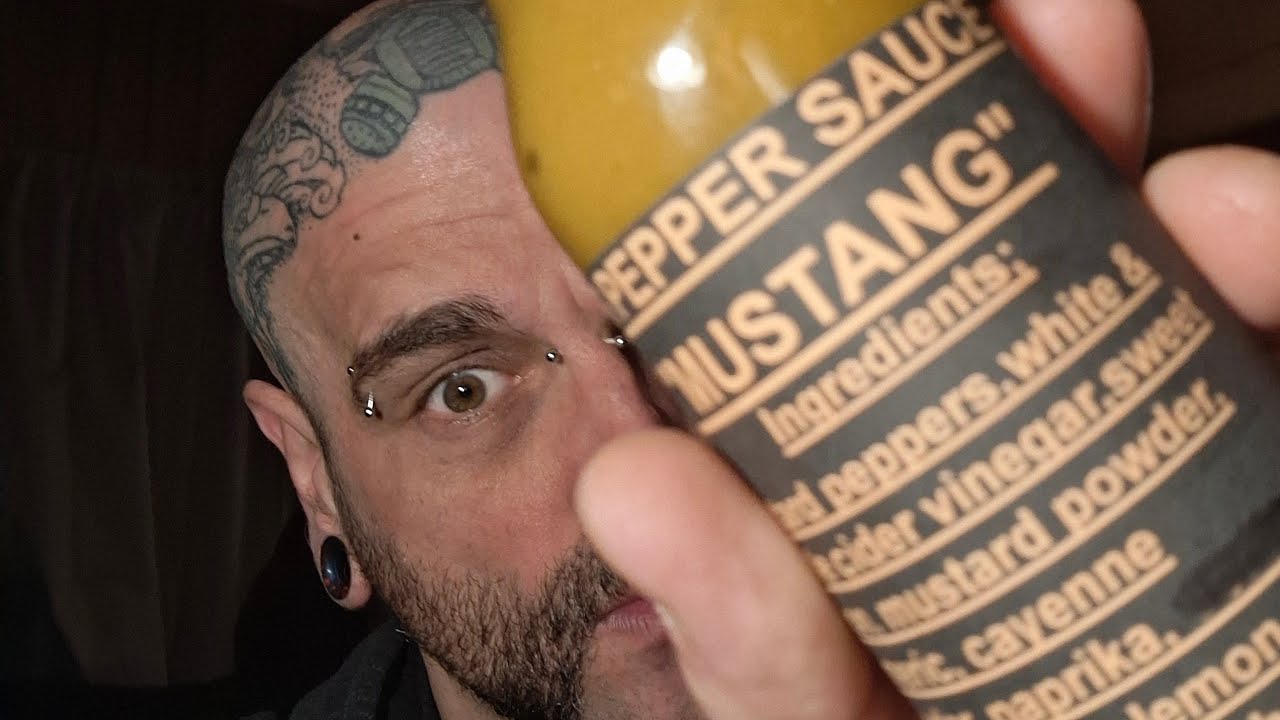 The best of both worlds mustard and hot sauce oo yes!!!