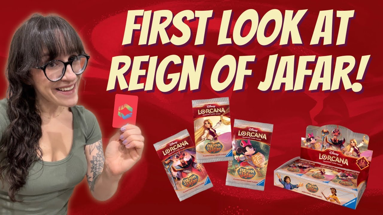 Booster Box Opening! First Look at Disney Lorcana's NEWEST Set: Reign of Jafar - Plus an Enchanted!