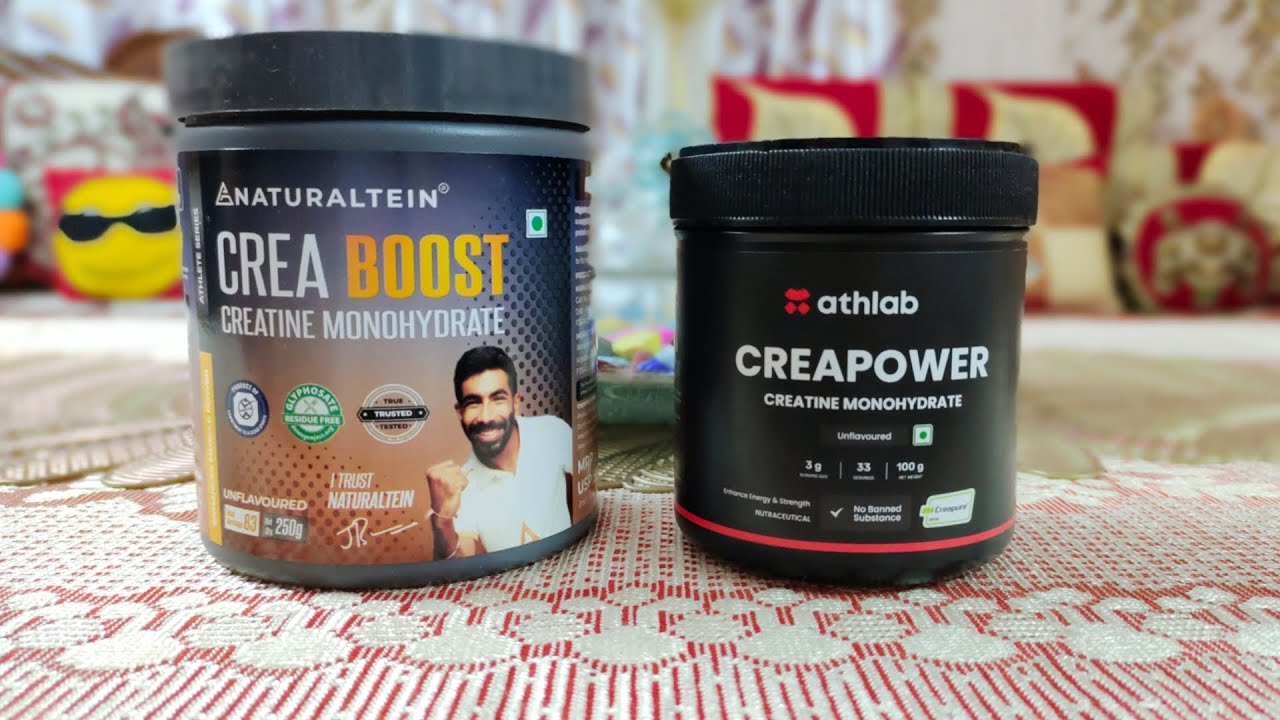 Naturaltein Creatine Monohydrate vs Athlab (CREAPOWER) Creatine Monohydrate | REVIEW