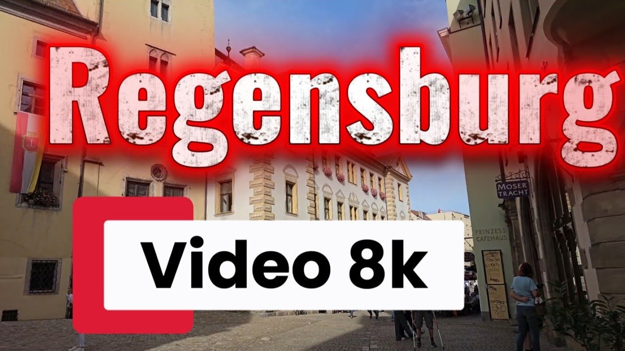 8 k video Regensburg Germany Bavaria