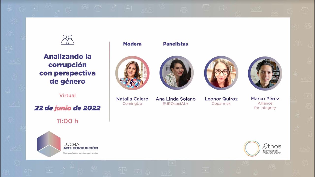Analizando la corrupci&oacute;n con perspectiva de g&eacute;nero