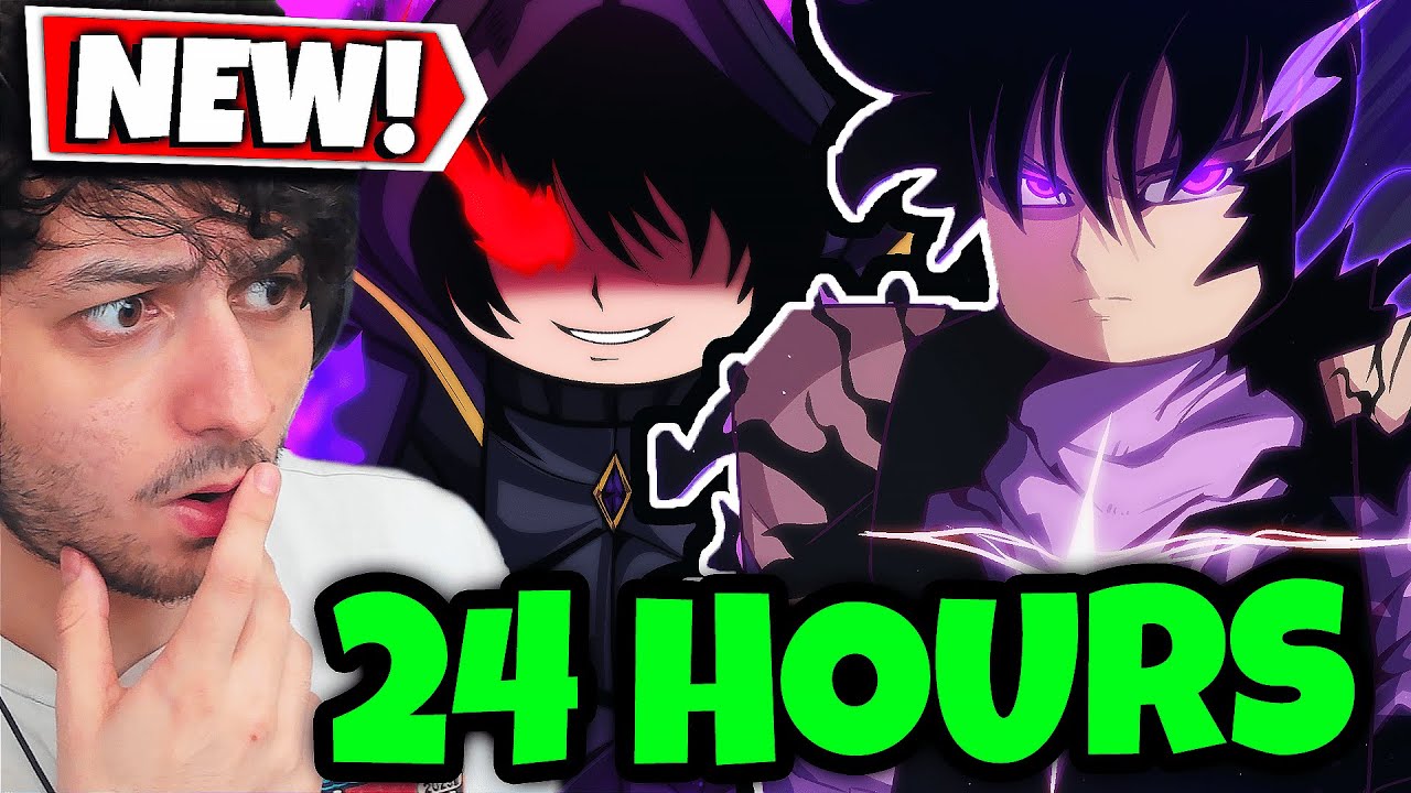 I Spent 24 HOURS for 'Shadow Monarch Jinwoo' & "Atomic Cid' in Roblox!