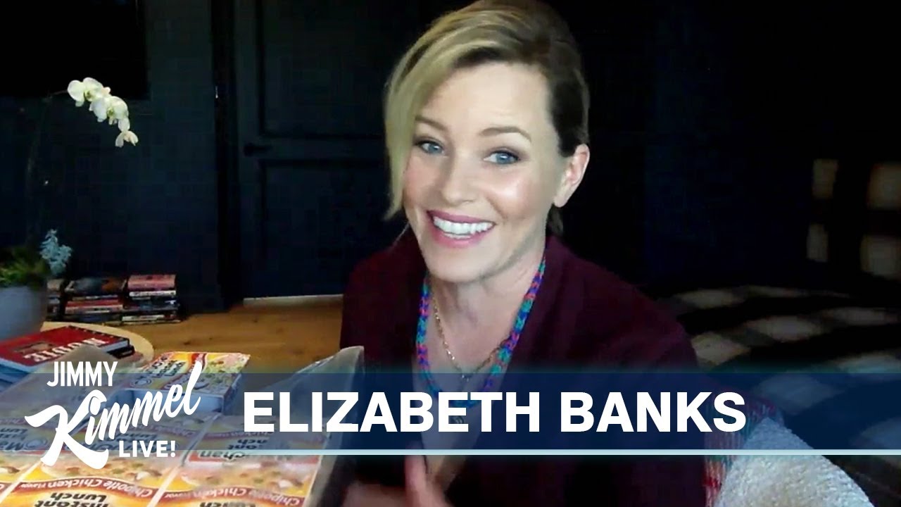 Elizabeth Banks Talks Panic Buying & Takes Homeschool Quiz