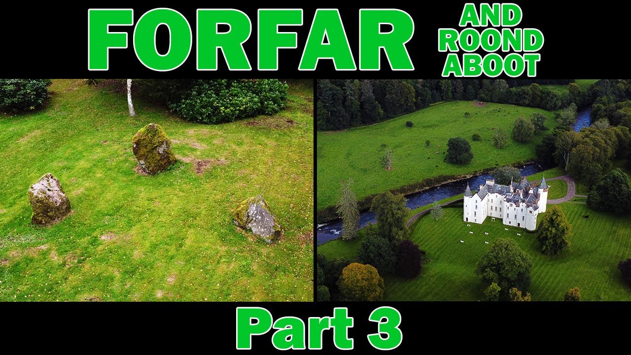 FORFAR and Roond Aboot - Part 3 (stone circles cemeteries, castles)