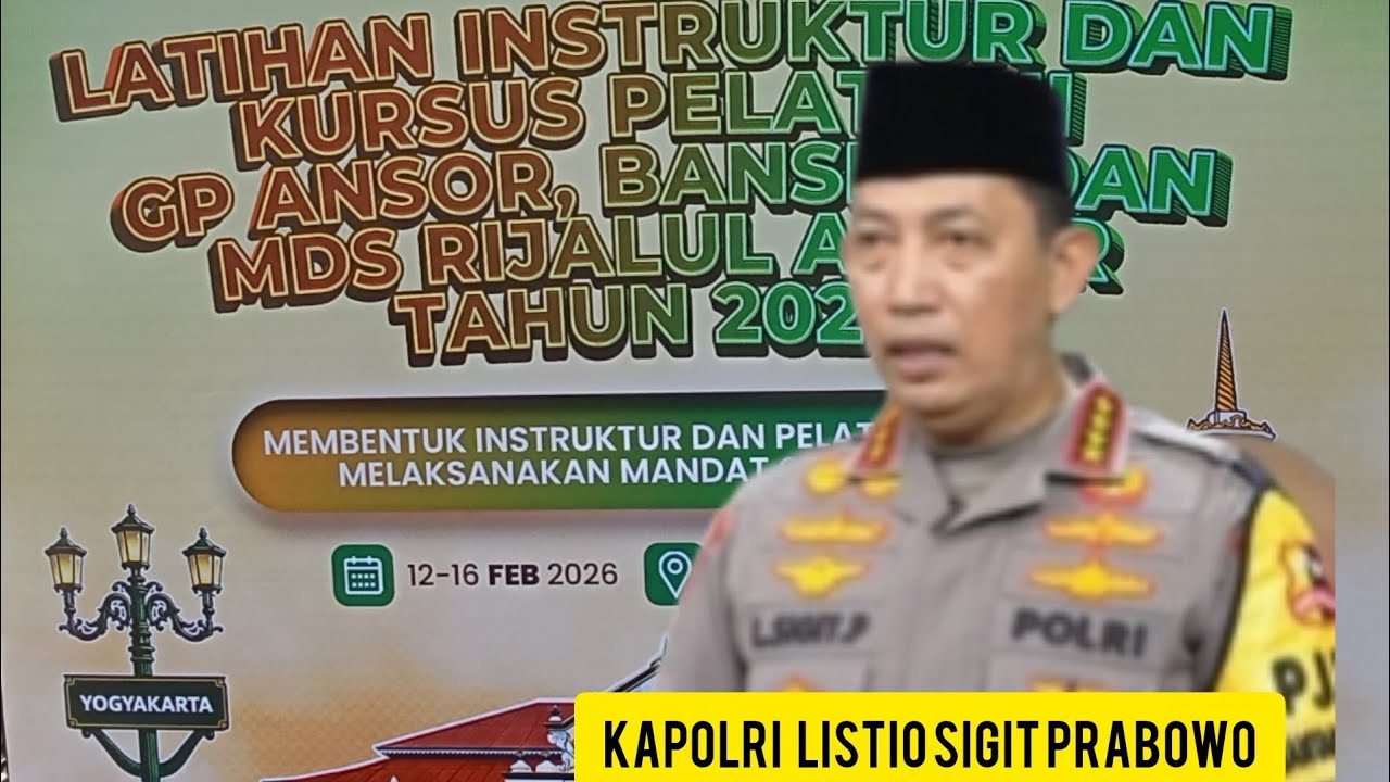 PEMBUKAAN PELATIHAN INSTRUKTUR 2 GP ANSOR BANSER DAN MDS RIJALUL ANSOR TAHUN 2026