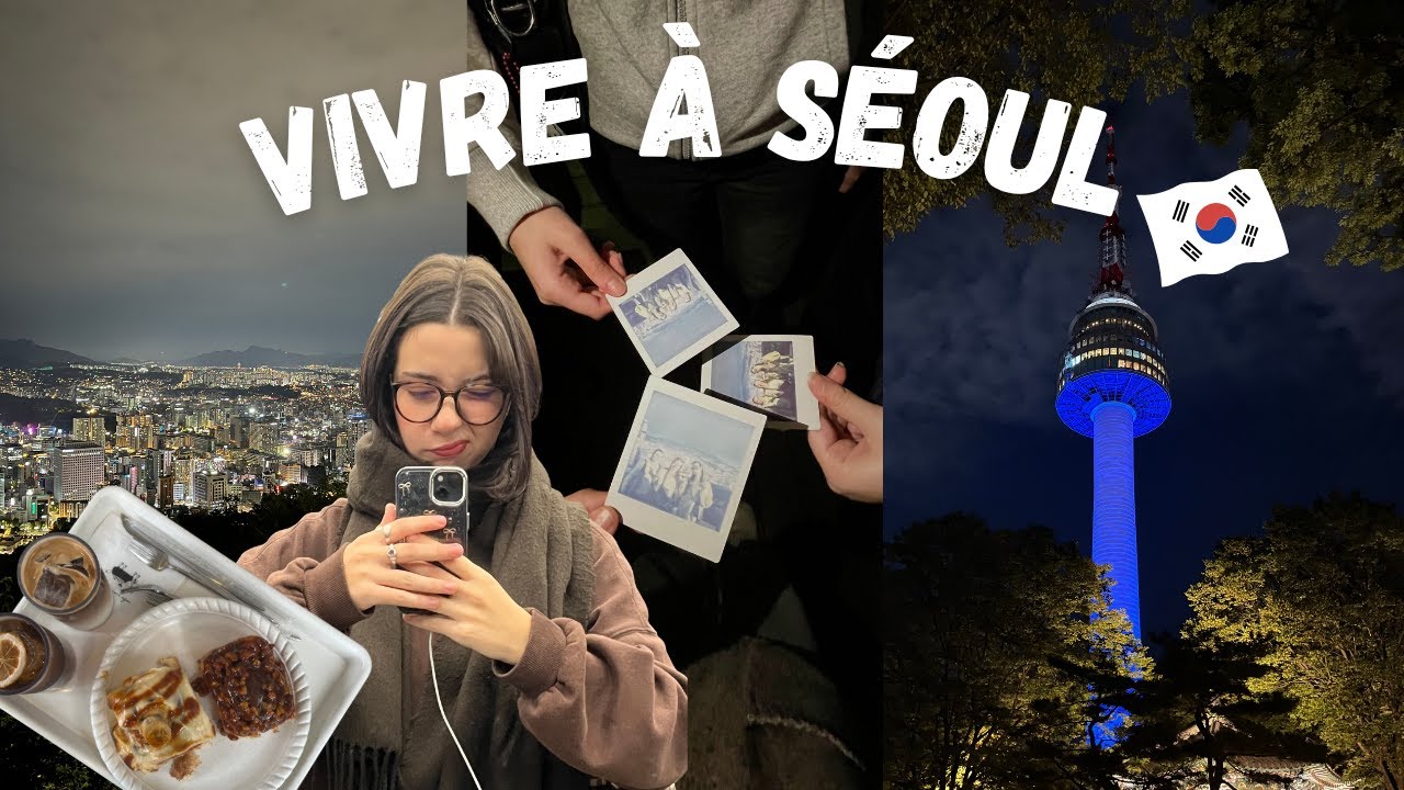 Vlog Corée 🇰🇷— passer ses examens à Séoul, monter à la Namsan Tower…