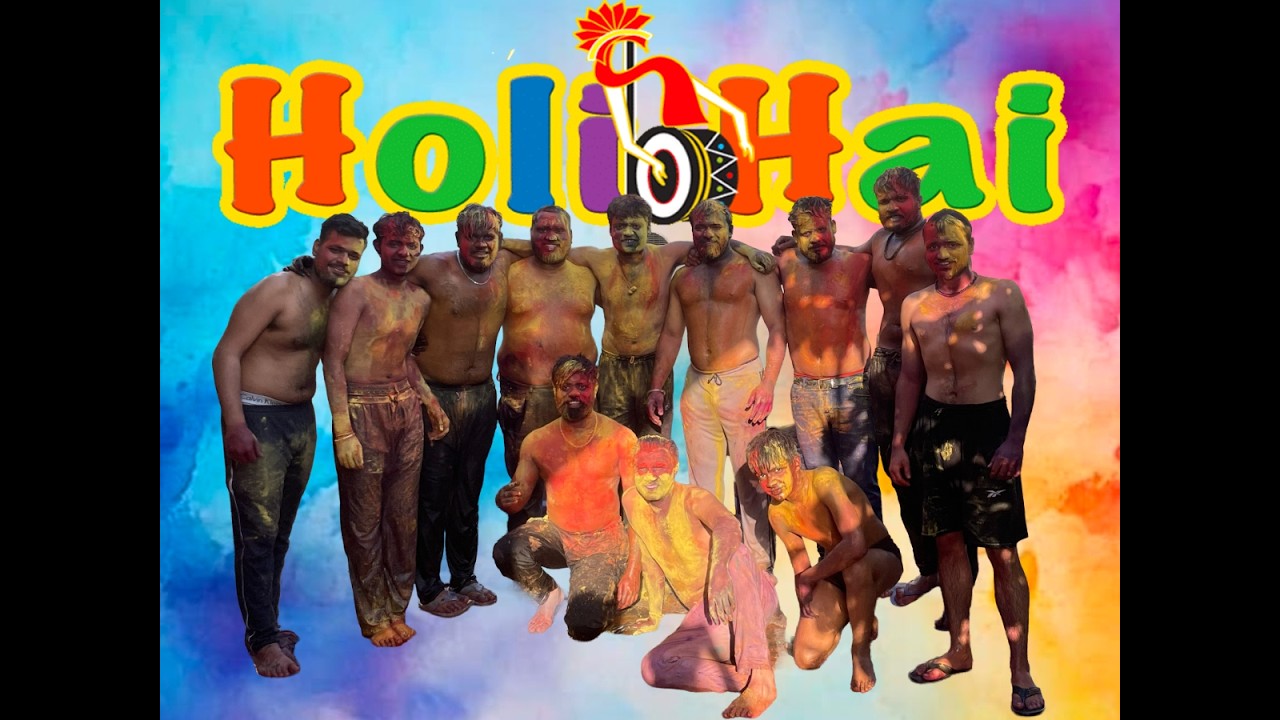 AISE KHELTE HAI HOLI 😂😂👍#trending #youtube #funny #viralvideo #vloglife  #comedy #holi #masti