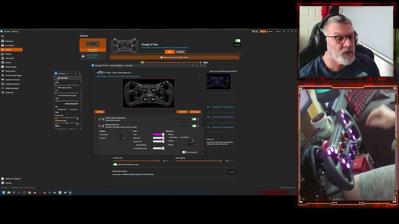 Simagic GT Neo SimHub Intergration