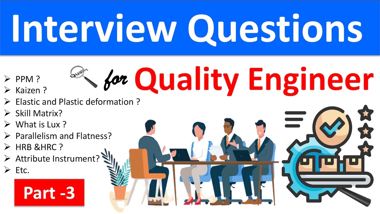 Interview Questions for Quality Engineers | Quality Engineer Interview Question & Answer | Part-3