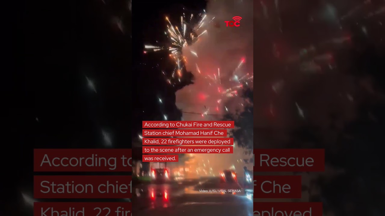 Firecracker stall destroyed in early-morning explosion in Malaysia