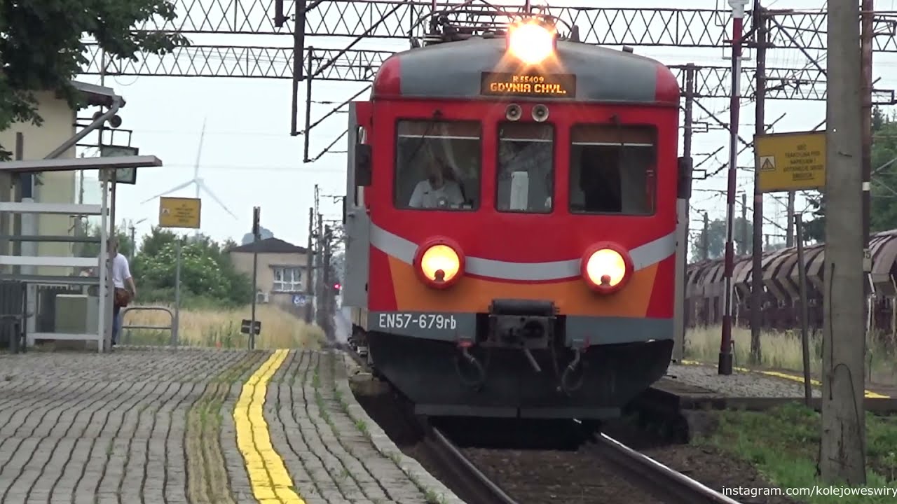 Subkowy - pociągi Regio na EN57