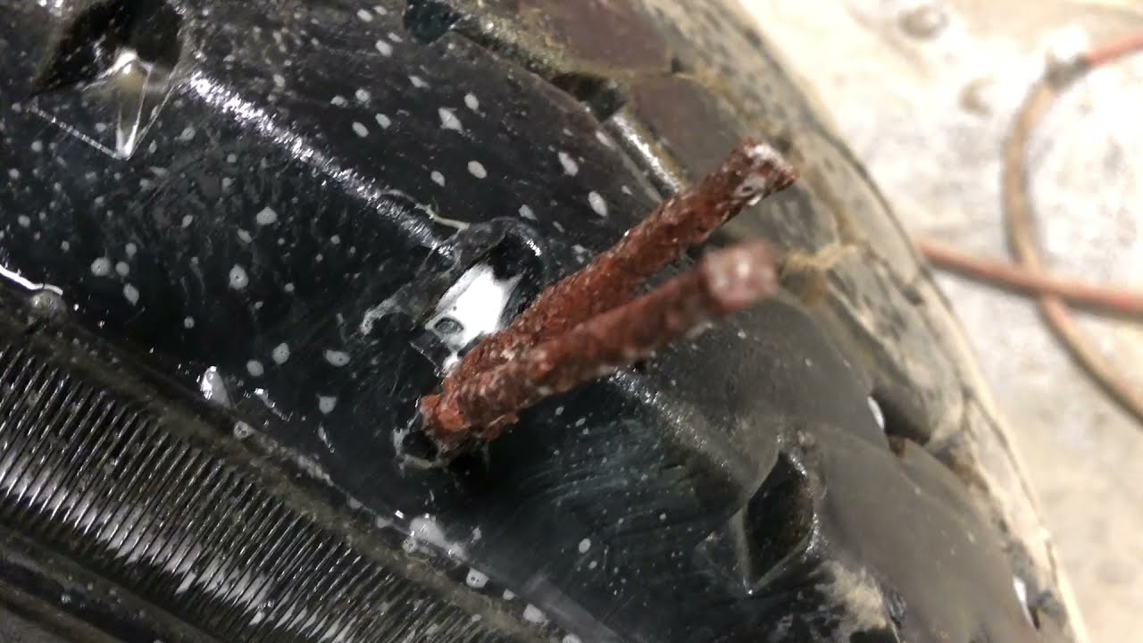 How to Plug a Big Truck Tire 11R22.5 Repair