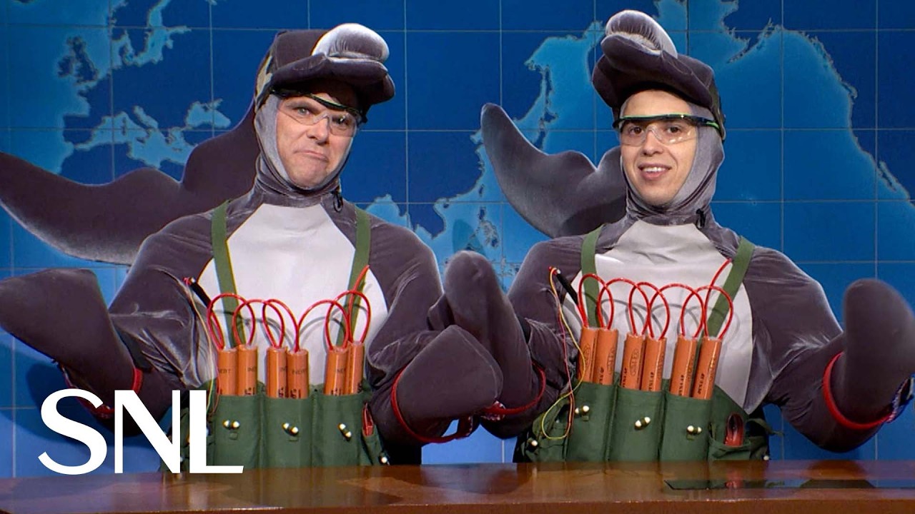 Weekend Update: Two Kamikaze Dolphins on the Iran War - SNL