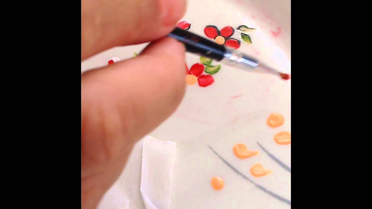 Mais um tutorial dos pincéis pra decoração de unha 3*