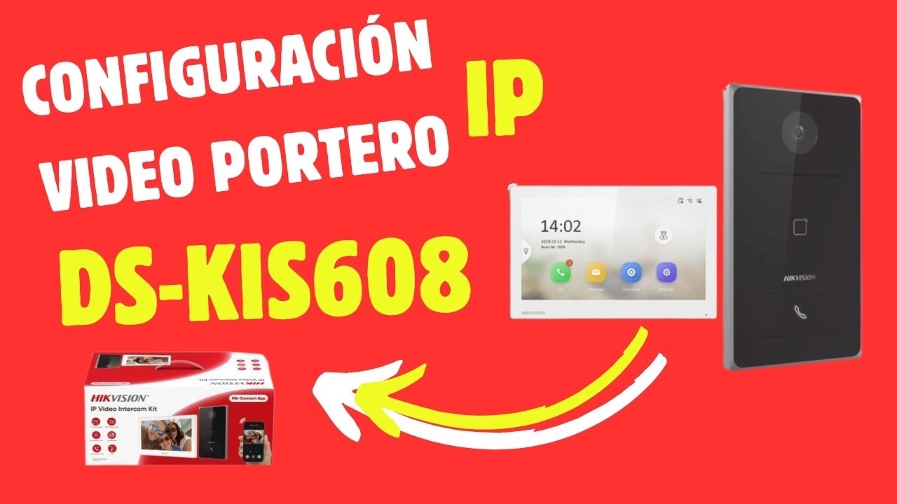 Configuración Video Portero IP Hikvison modelo Ds-Kis608 sin computadora o programas 👌