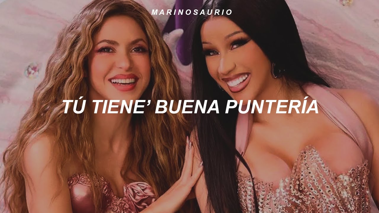 Shakira, Cardi B - Punter&iacute;a (Letra)
