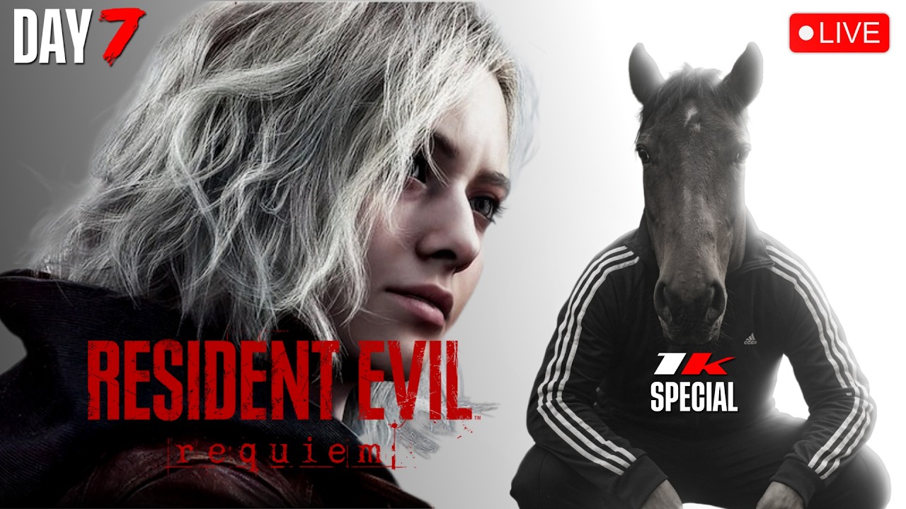 SPEEDRUN DAY - 7🔥🥀|| 1k SUBS SPECIAL ??😰🥳 || RESIDENT EVIL REQUIEM 😈🔫⛓️