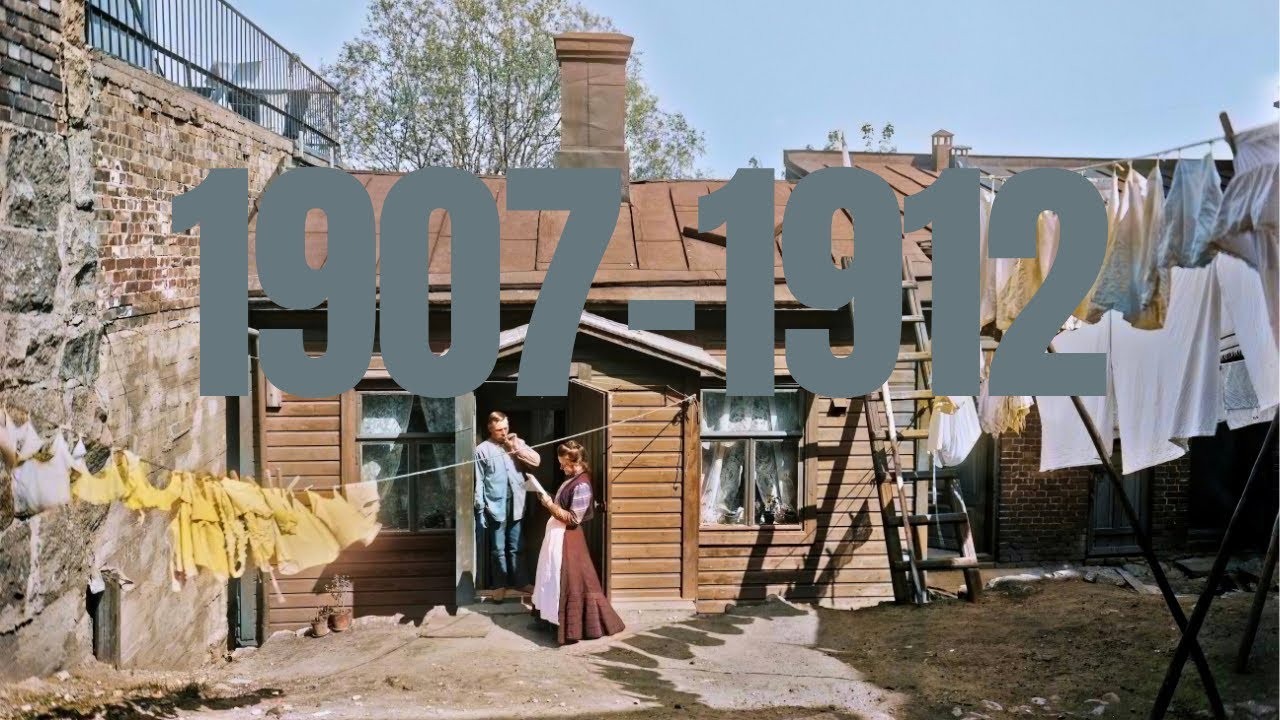 Hidden Courtyards of Helsinki: 1907–1912 (AI Animation)