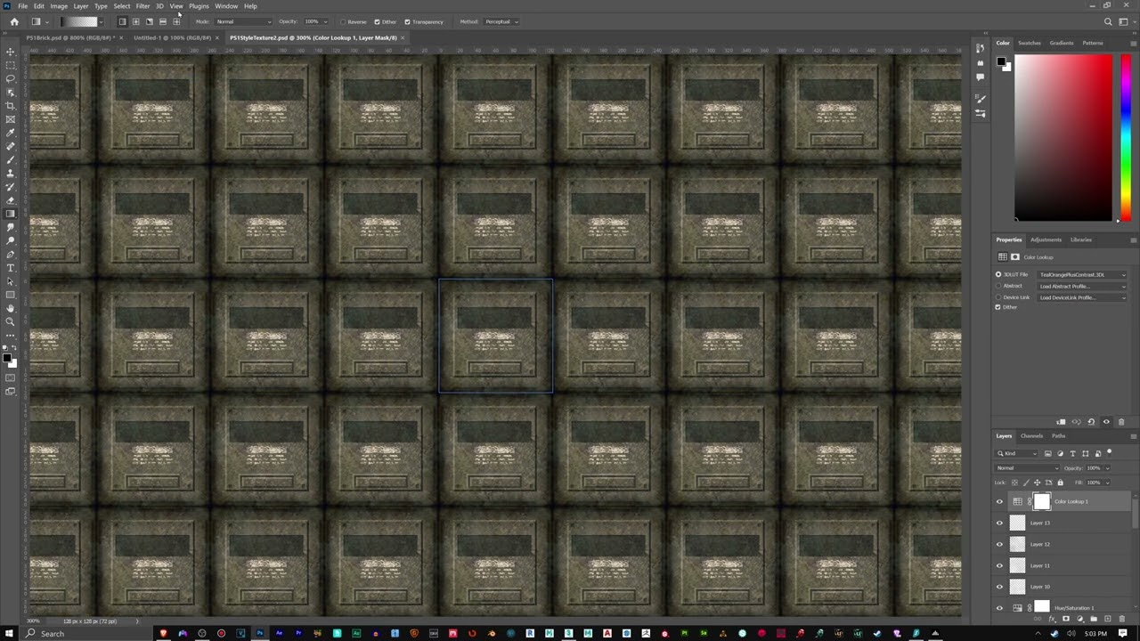 PS1 Style Models & Textures - Photoshop & 3DS Max