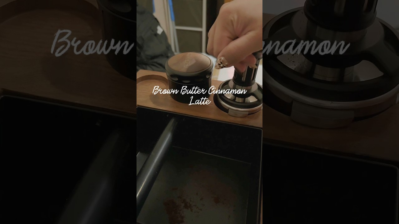 Brown Butter Cinnamon Latte using Gemilai 3026 & DF64 Gen 2 ☕️ 
